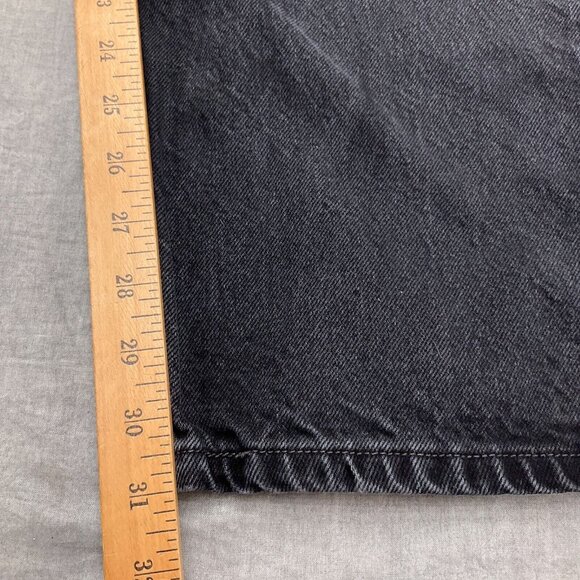 Levis 550 Jeans Men 38Wx32L ACT 36Wx31L Black Relaxed Straight Black Batwing VTG - Picture 8 of 13